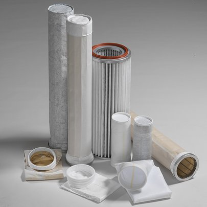 Catalytic filter bags